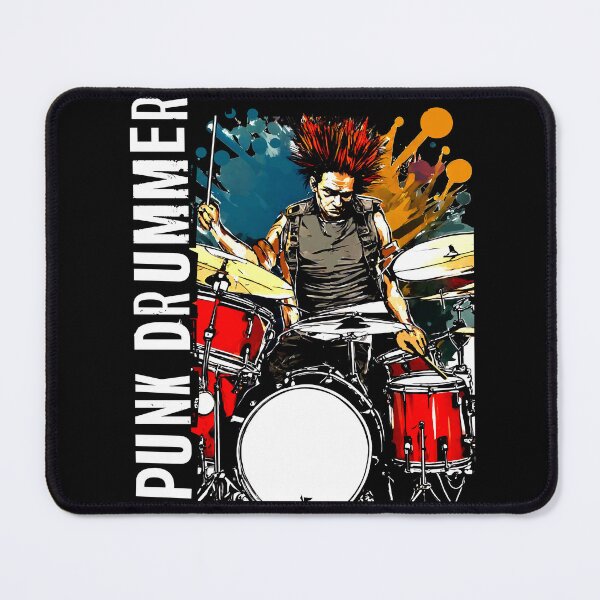Item preview, Punk Drummer in Action designed and sold by Concept-Hub.