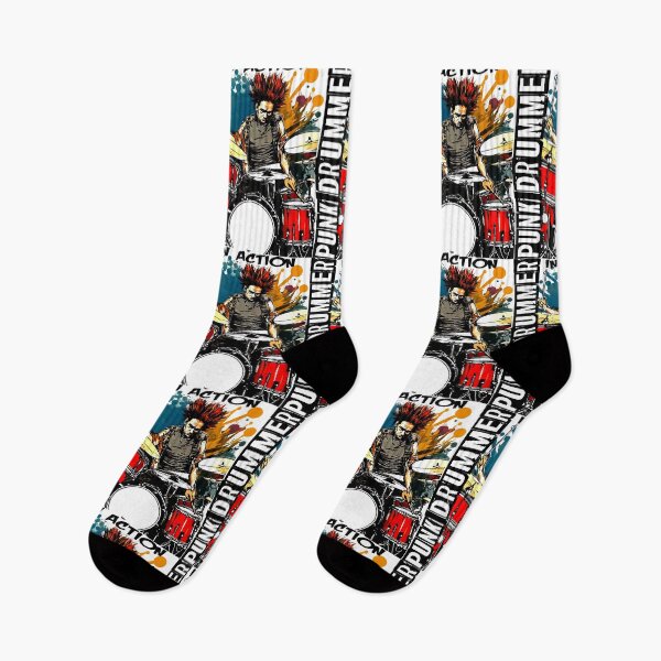 Item preview, Punk Drummer in Action designed and sold by Concept-Hub.