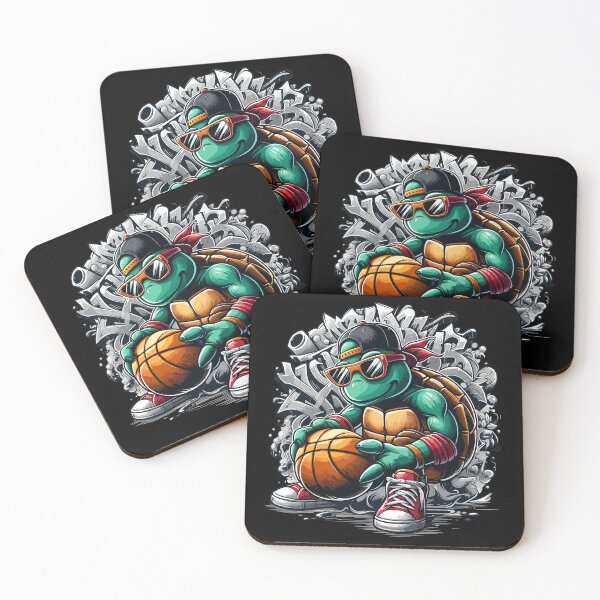 Item preview, Basketball Turtle Sunglasses Graffiti Gift designed and sold by Pineapple-Tree.