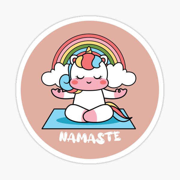 Item preview, Namaste Unicorn designed and sold by Milandrial.