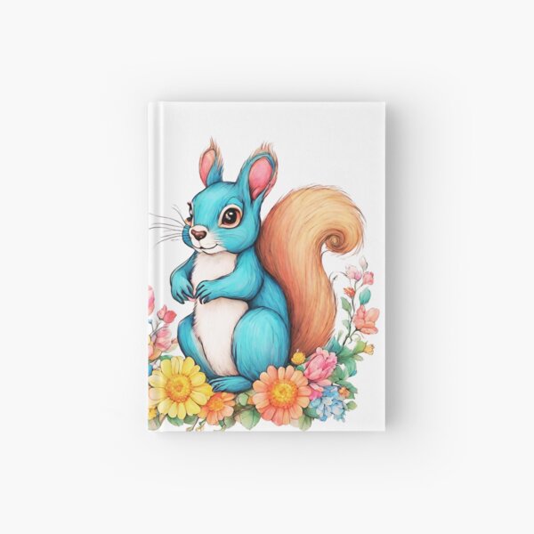 Item preview, Floral Companion: The Squirrel Among the Petals designed and sold by Aurorartsprint.
