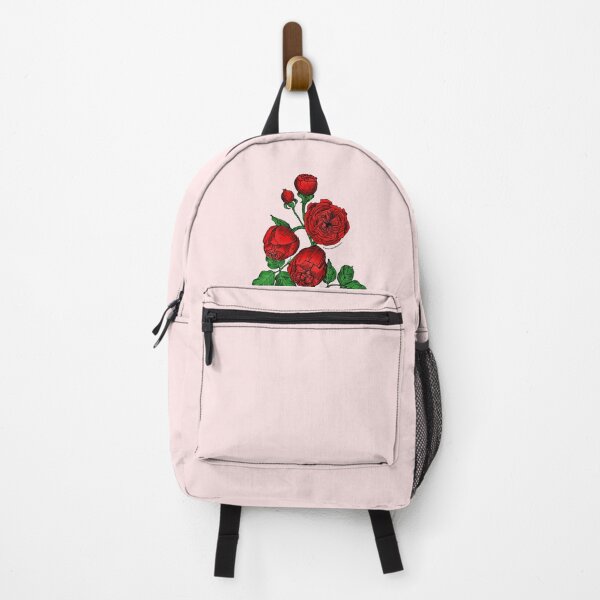 Item preview, Bright Red Pompon Rose Bloom Very Full 40+ Petals In 3+ Rows designed and sold by Rachael Taylor.