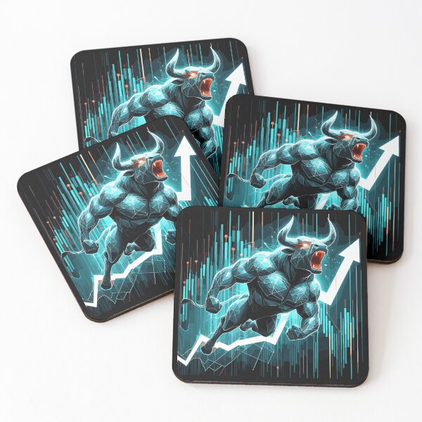 Item preview, Finance Stocks Taurus Bull Wall Street Gift designed and sold by Pineapple-Tree.