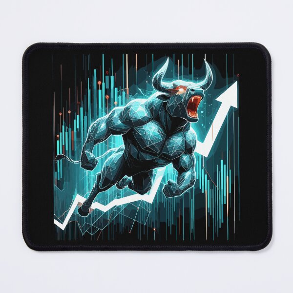 Item preview, Finance Stocks Taurus Bull Wall Street Gift designed and sold by Pineapple-Tree.