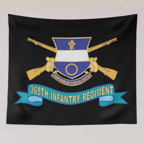 Item preview, Army - 365th Infantry Regiment w Br - SSI - Ribbon X 300 designed and sold by Military Insignia Products.