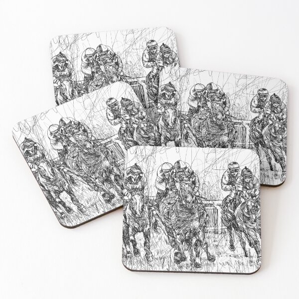 Item preview, DERBY RACE ink painting.1 designed and sold by lautir.