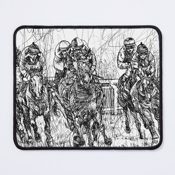 Item preview, DERBY RACE ink painting.1 designed and sold by lautir.