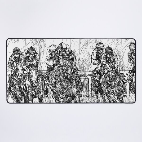 Item preview, DERBY RACE ink painting.1 designed and sold by lautir.