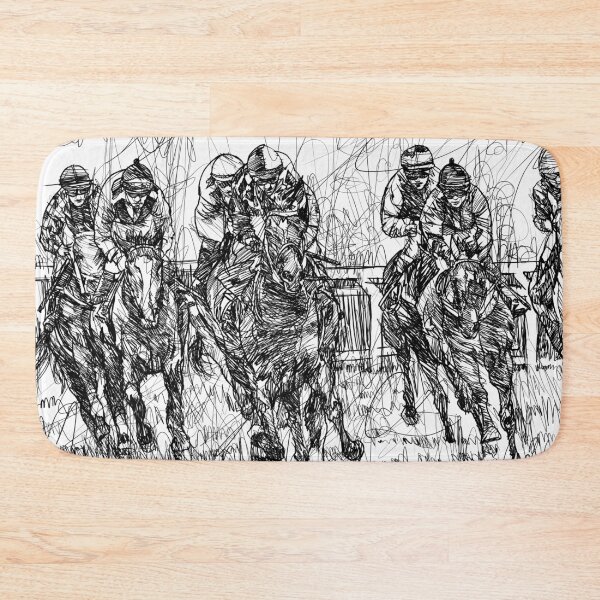 Item preview, DERBY RACE ink painting.1 designed and sold by lautir.