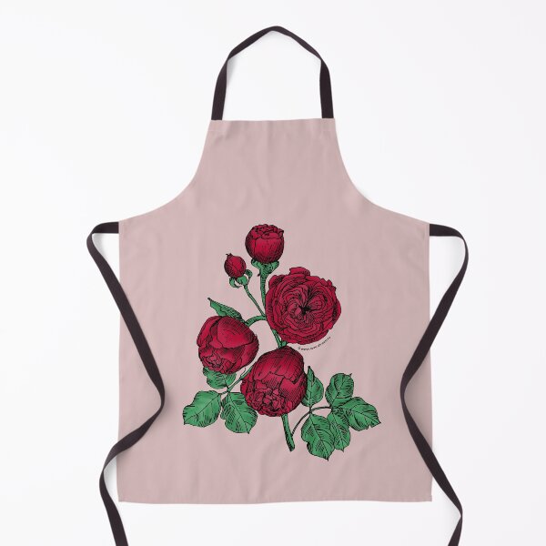Item preview, Dark Red Pompon Rose Bloom Very Full 40+ Petals In 3+ Rows designed and sold by Rachael Taylor.