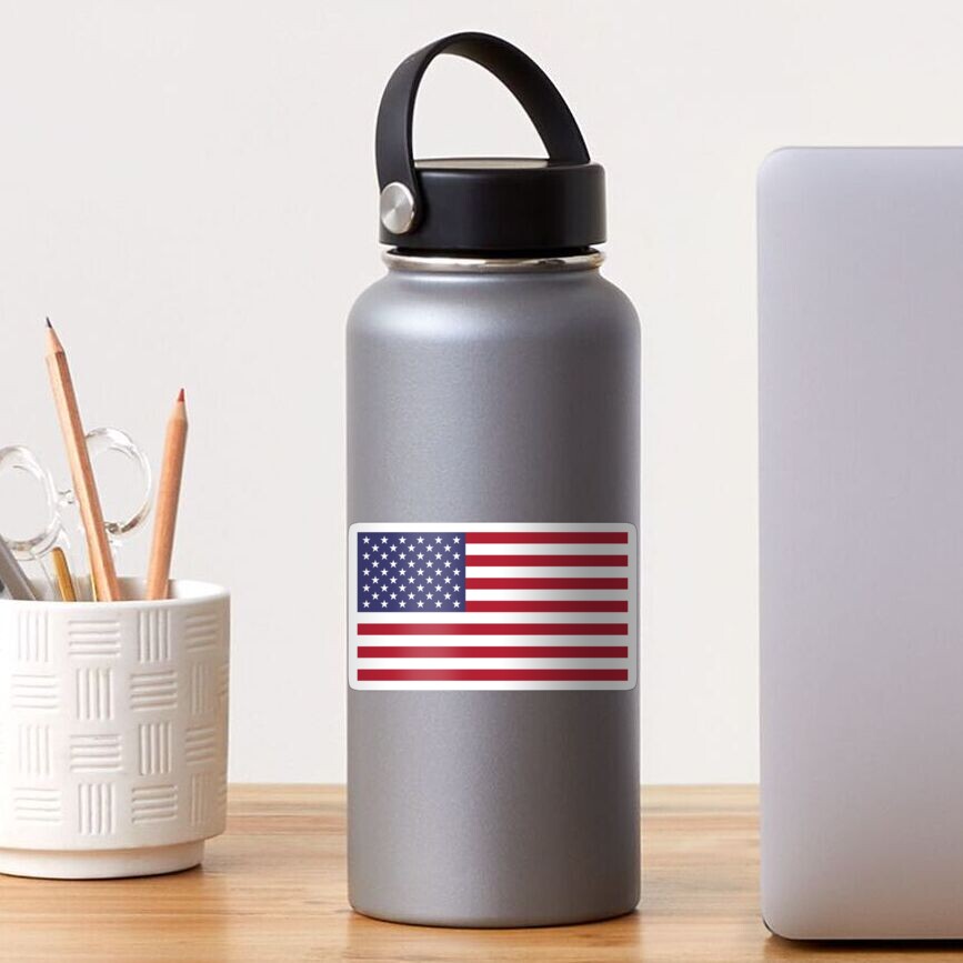 Official Flag of the United States of America (USA) Sticker