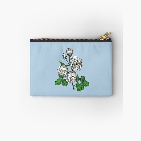 Item preview, White Pompon Rose Bloom Very Full 40+ Petals In 3+ Rows designed and sold by Rachael Taylor.