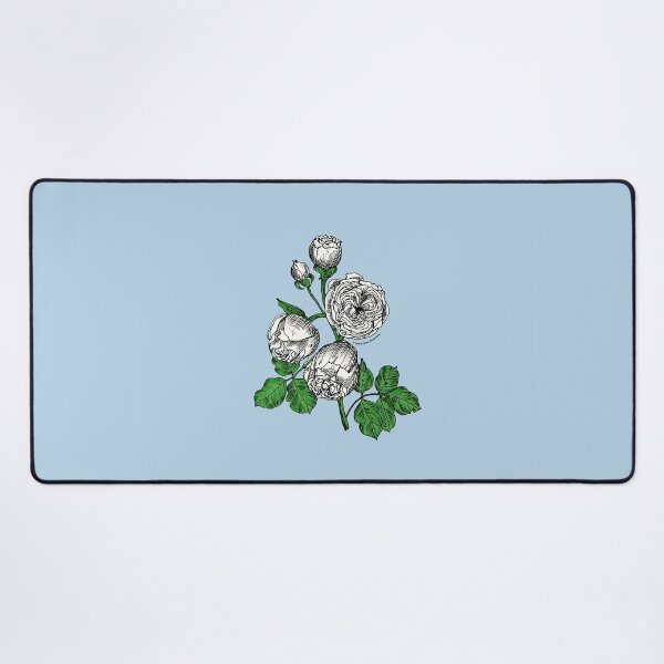 Item preview, White Pompon Rose Bloom Very Full 40+ Petals In 3+ Rows designed and sold by Rachael Taylor.