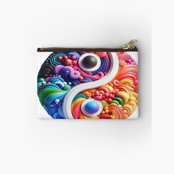 Item preview, 3D colorful Yin Yang Tshirt Sign for meditation designed and sold by shirt-studio.