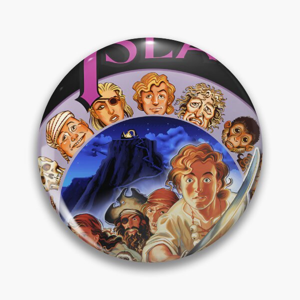 Item preview, Secret Of Monkey Island - Logo And Pirate Codewheel - Classic Ms-Dos Point And Click Graphic Adventure Game designed and sold by KristofeNitzsc.