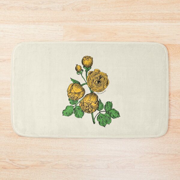 Item preview, Yellow Pompon Rose Bloom Very Full 40+ Petals In 3+ Rows designed and sold by Rachael Taylor.