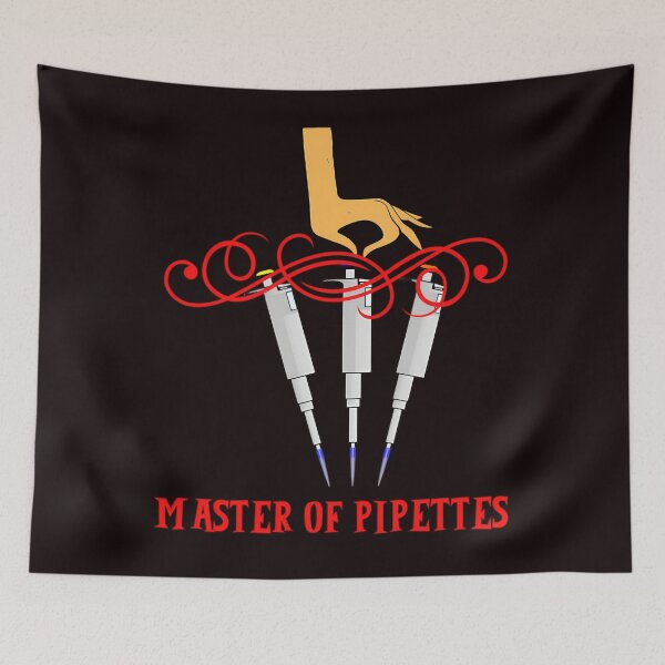Item preview, Master Of Pipettes Funny Pipette  Microbiology Medical Laboratory Scientist designed and sold by Antoinedubois1.