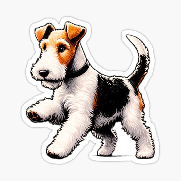 Item preview, Wire Fox Terrier designed and sold by JohnnyP-Store.