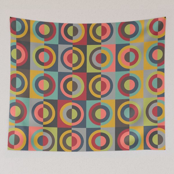 Item preview, Mid Century Modern Circles designed and sold by ArtformDesigns.