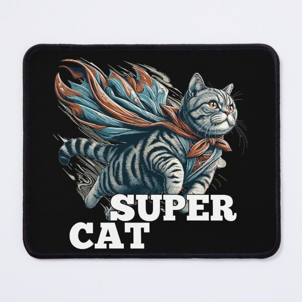 Item preview, Super cat British Shorthair BKH tabby gift designed and sold by Pineapple-Tree.