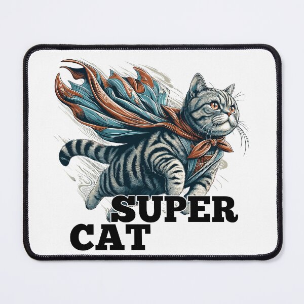 Item preview, Super cat British Shorthair BKH tabby gift designed and sold by Pineapple-Tree.
