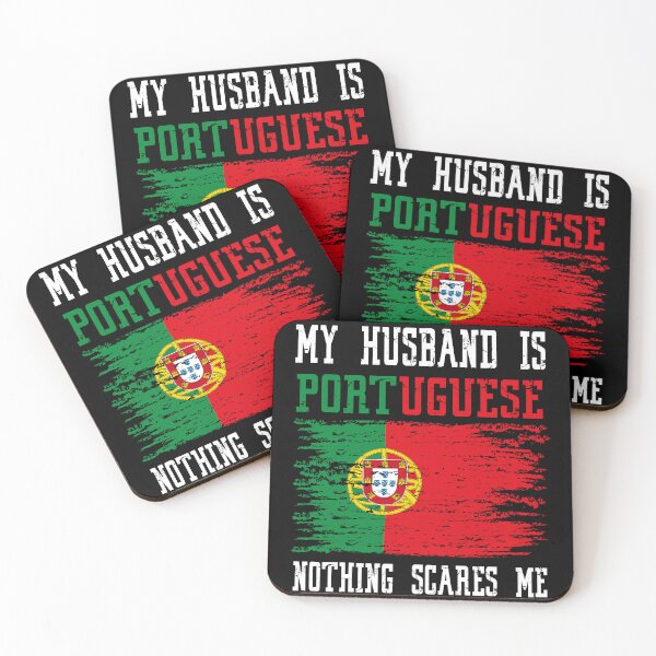 Item preview, My Husband Is Portuguese Nothing Scares Me Portuguese Flag designed and sold by Red-Gifts.