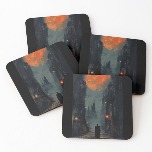 Item preview, Solitary Reverie The Moonlit Boulevard designed and sold by RenateOpitz.