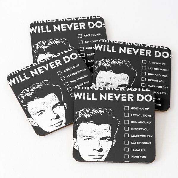 Item preview, Things Rick Astley Will Never Do designed and sold by RenateOpitz.