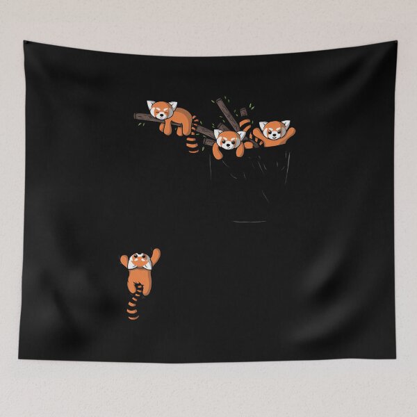 Item preview, Pocket Red Panda Bears designed and sold by RenateOpitz.