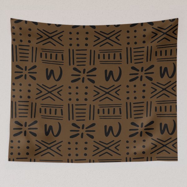 Item preview, Bogolan colored art designed and sold by Wolagno.