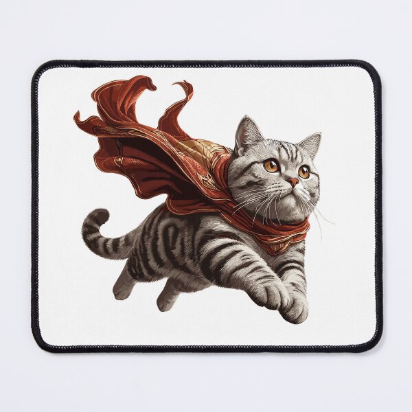Item preview, Super cat British Shorthair BKH tabby gift designed and sold by Pineapple-Tree.