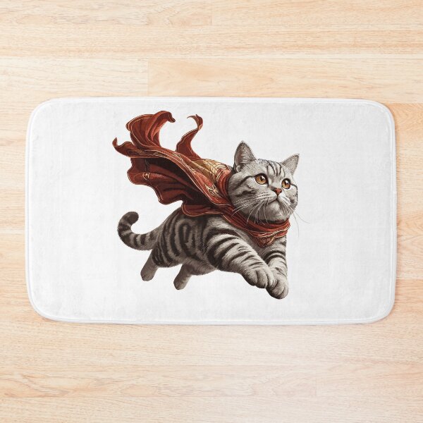 Item preview, Super cat British Shorthair BKH tabby gift designed and sold by Pineapple-Tree.