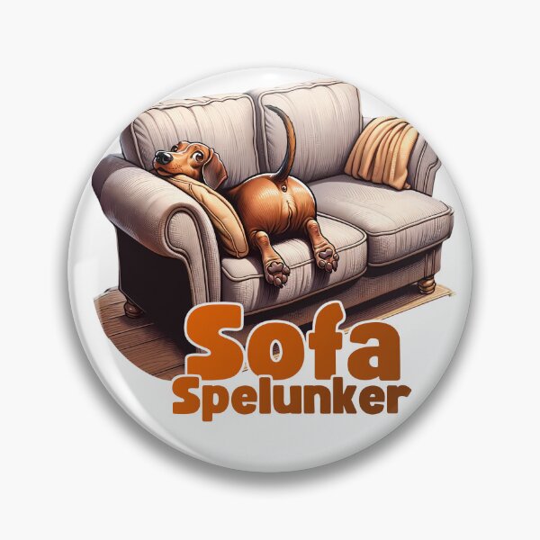 Item preview, Sofa Spelunker - Dachshund Adventure Tee designed and sold by hijackhippo.