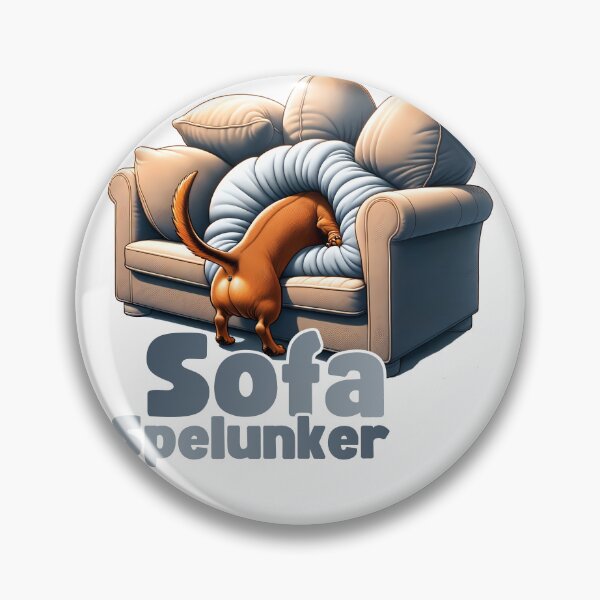 Item preview, Sofa Spelunker - Dachshund Adventure Tee designed and sold by hijackhippo.