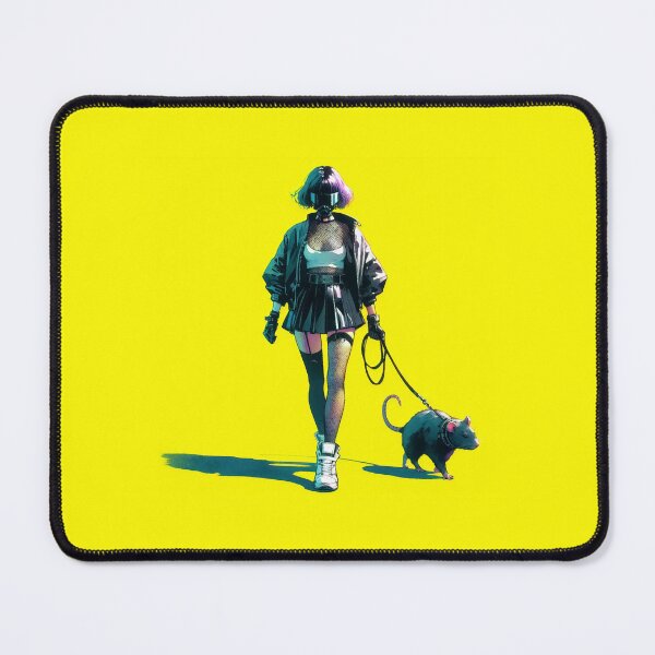 Item preview, Cyberpunk girl with rat designed and sold by RESToRAPTOR.