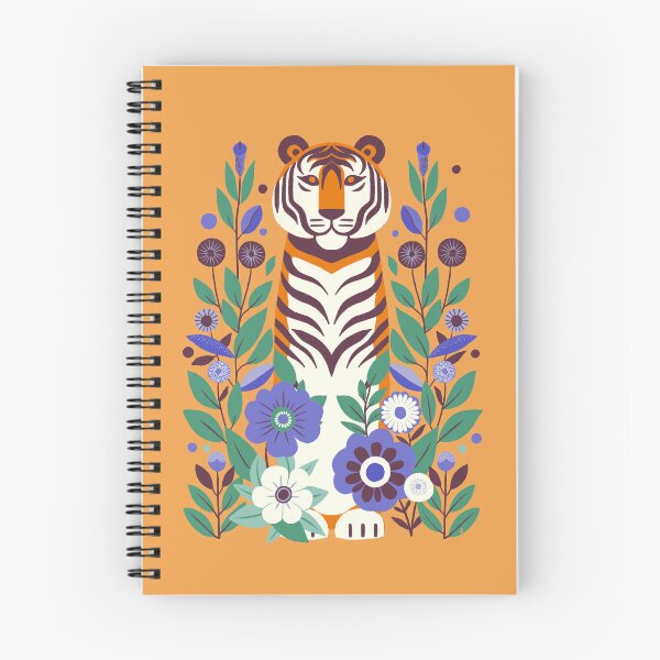 Item preview, Majestic Tiger with Flowers designed and sold by Itouchedabee.