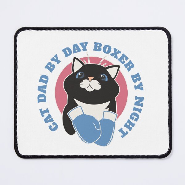 Item preview, Cat dad by day boxer by night designed and sold by BritishDelights.