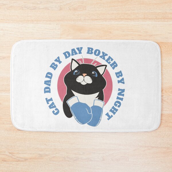 Item preview, Cat dad by day boxer by night designed and sold by BritishDelights.