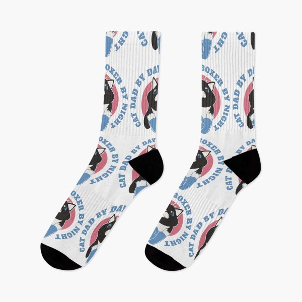 Item preview, Cat dad by day boxer by night designed and sold by BritishDelights.