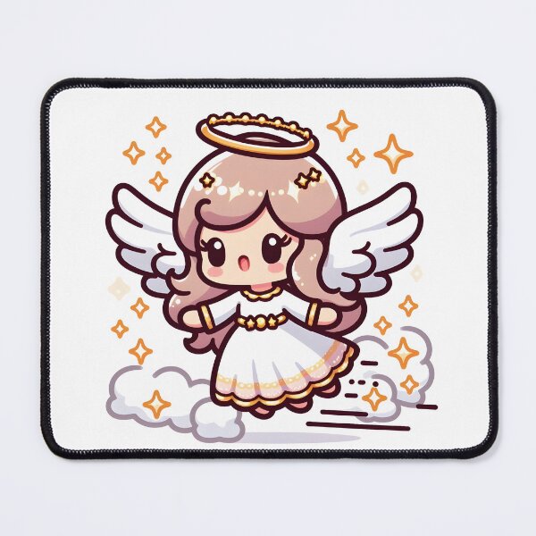 Item preview, Kawaii Pleasant Angel With A Shimmering Tiara designed and sold by CanvasCutie.