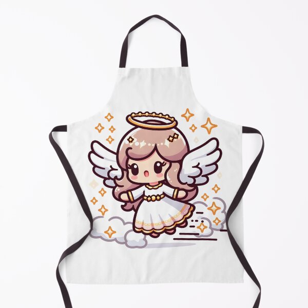 Item preview, Kawaii Pleasant Angel With A Shimmering Tiara designed and sold by CanvasCutie.