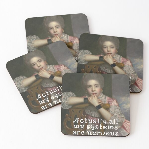 Item preview, All My Systems Are Nervous Anxiety Quote designed and sold by ThievingNargles.