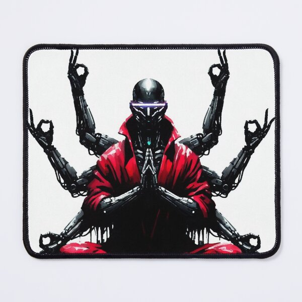 Item preview, Cyberpunk monk designed and sold by RESToRAPTOR.