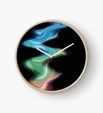 hues and waves Clock