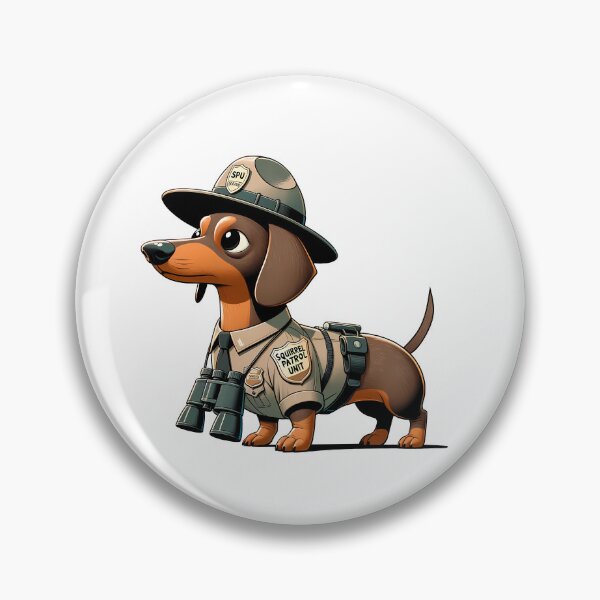 Artikelvorschau, Squirrel Patrol – Die Dackelwache entworfen und verkauft von hijackhippo.