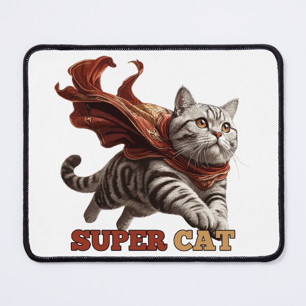 Item preview, Super cat British Shorthair BKH tabby gift designed and sold by Pineapple-Tree.
