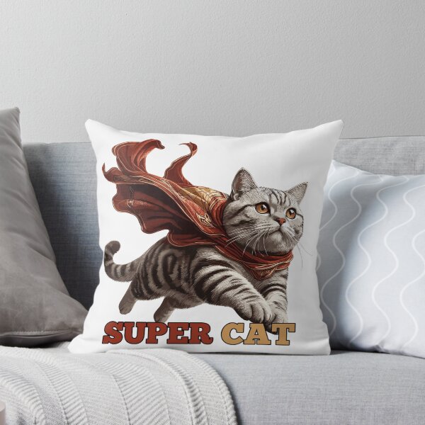 Item preview, Super cat British Shorthair BKH tabby gift designed and sold by Pineapple-Tree.