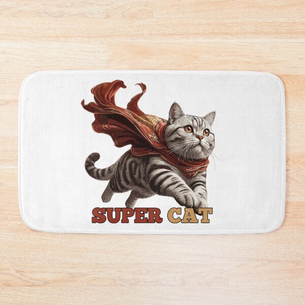 Item preview, Super cat British Shorthair BKH tabby gift designed and sold by Pineapple-Tree.