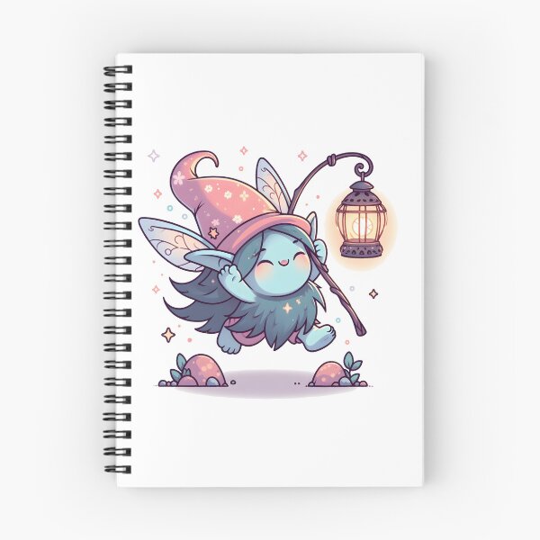 Item preview, Kawaii Enchanting Troll With Fairy Lantern designed and sold by CanvasCutie.