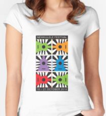 Uke can be happy Women's Fitted Scoop T-Shirt
